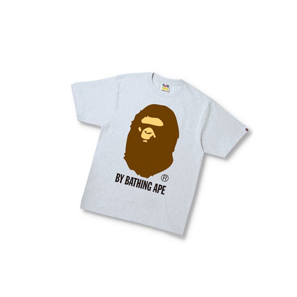 A BATHING APE Bape By Bathing Ape Tee Lyhyt Sleeve Miesten T Paidat Harmaat | 67482WZHU