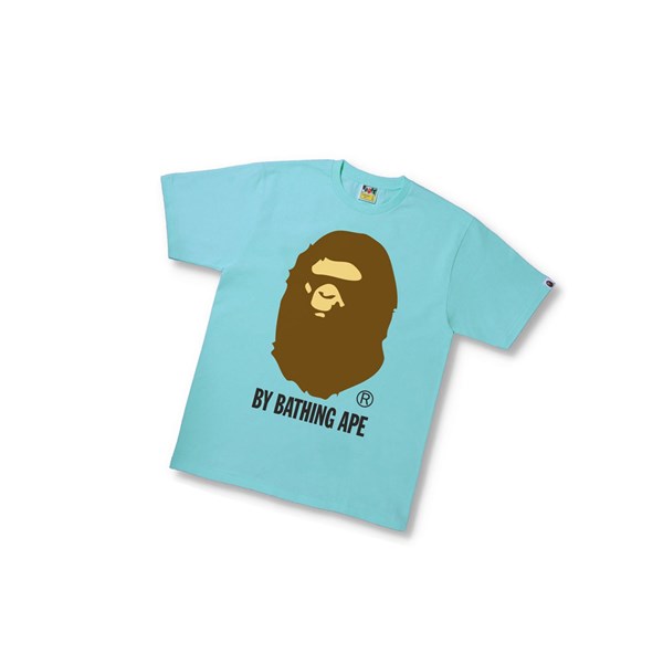 A BATHING APE Bape By Bathing Ape Tee Lyhyt Sleeve Miesten T Paidat Sininen | 85319FLSZ