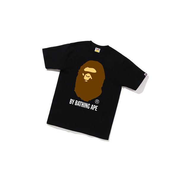 A BATHING APE Bape By Bathing Ape Tee Lyhyt Sleeve Miesten T Paidat Mustat | 97456ZGCO