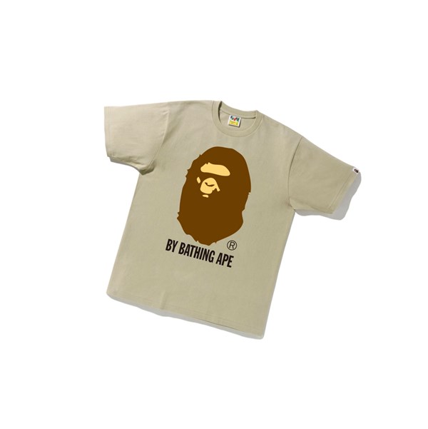 A BATHING APE Bape By Bathing Ape Tee Lyhyt Sleeve Miesten T Paidat Beige | 98276NEBW