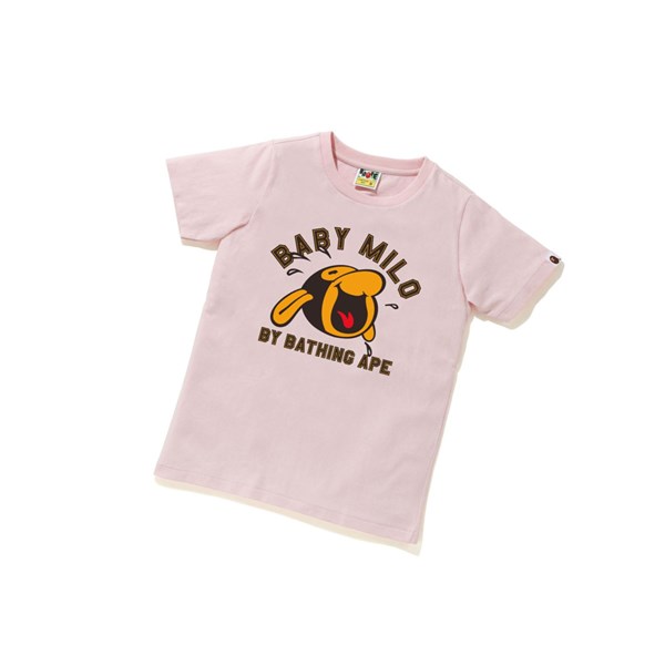 A BATHING APE Bape Classic Baby Milo Tee #1 Lyhyt Sleeve Naisten T Paidat Pinkki | 78601NRXG
