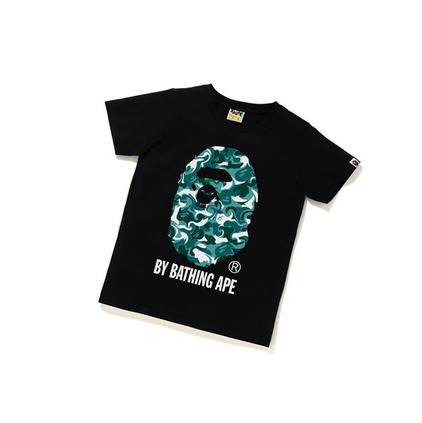 A BATHING APE Bape Marble Camo Tee Lyhyt Sleeve Naisten T Paidat Mustat | 59180WHLZ