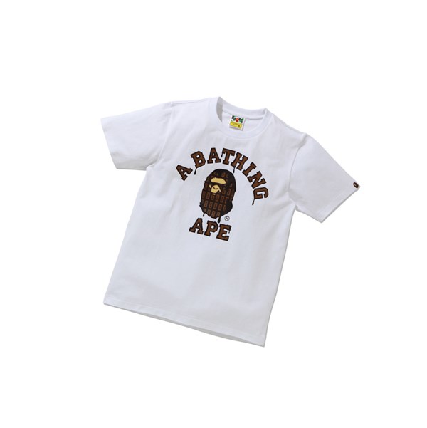 A BATHING APE Bape Valentine Chocolate Ape Head Tee Lyhyt Sleeve Naisten T Paidat Valkoinen | 75204HQCL